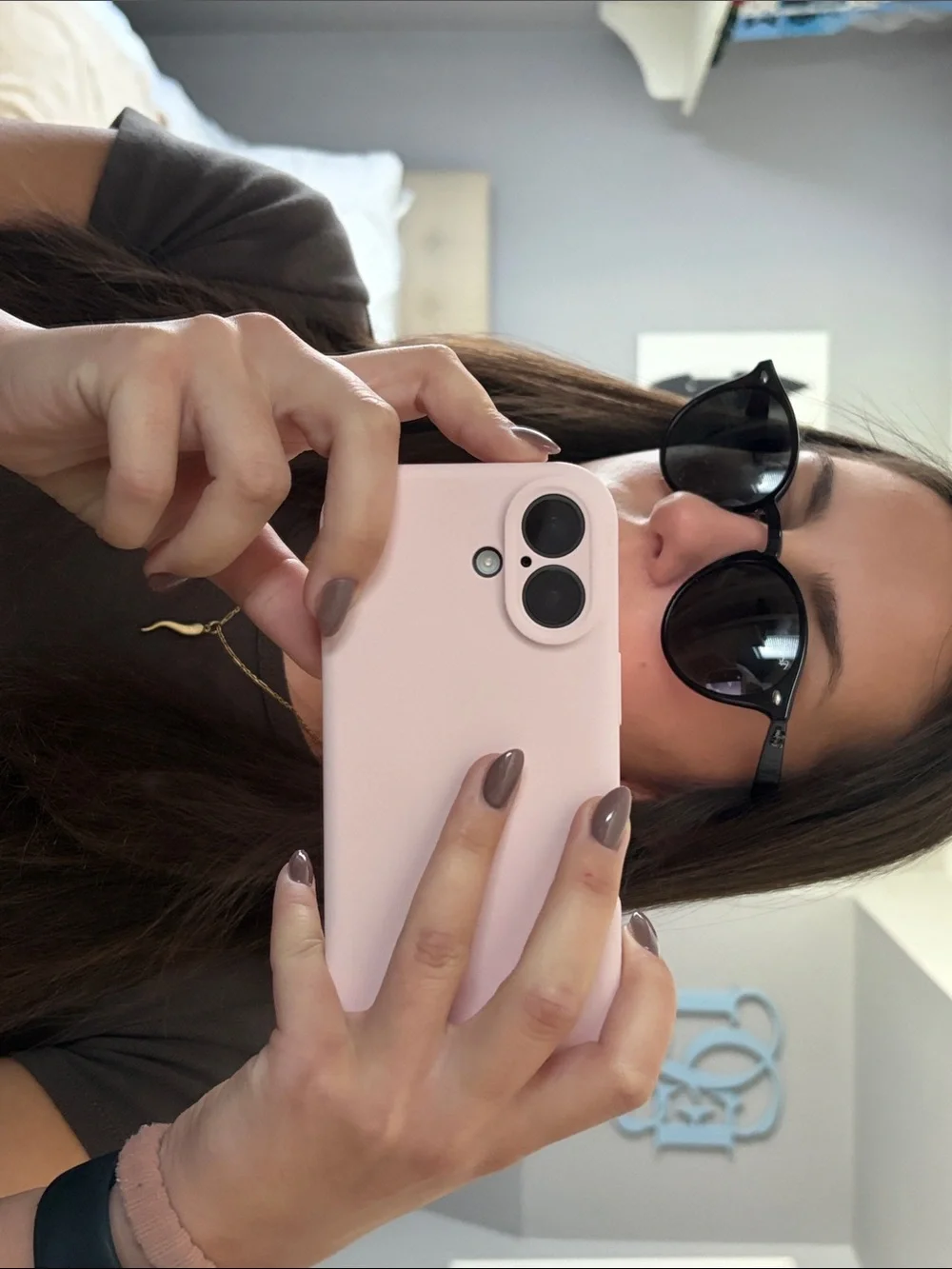 Ray-Ban Black Frame Green Lens Round Sunglasses RB2180